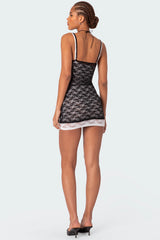 Vivian Layered Lace Mini Dress