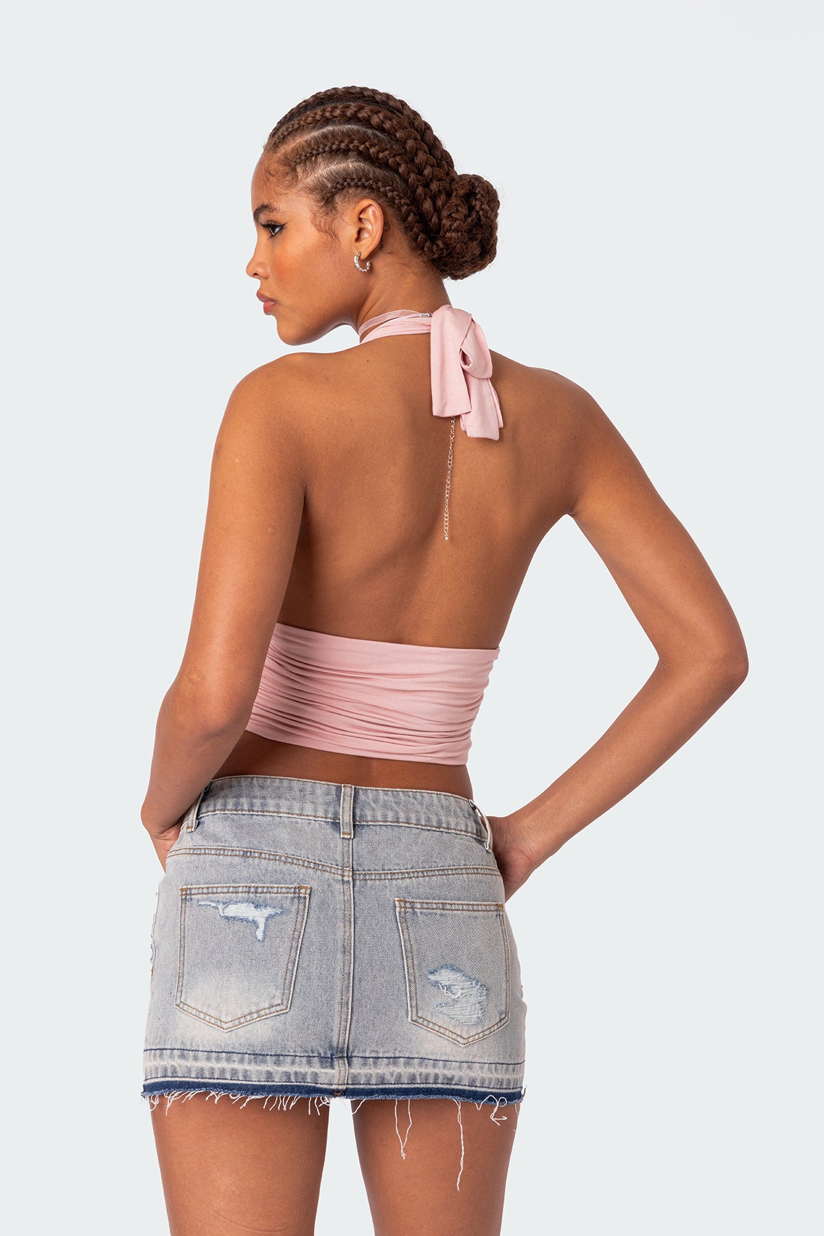 Lillie Knotted Halter Top