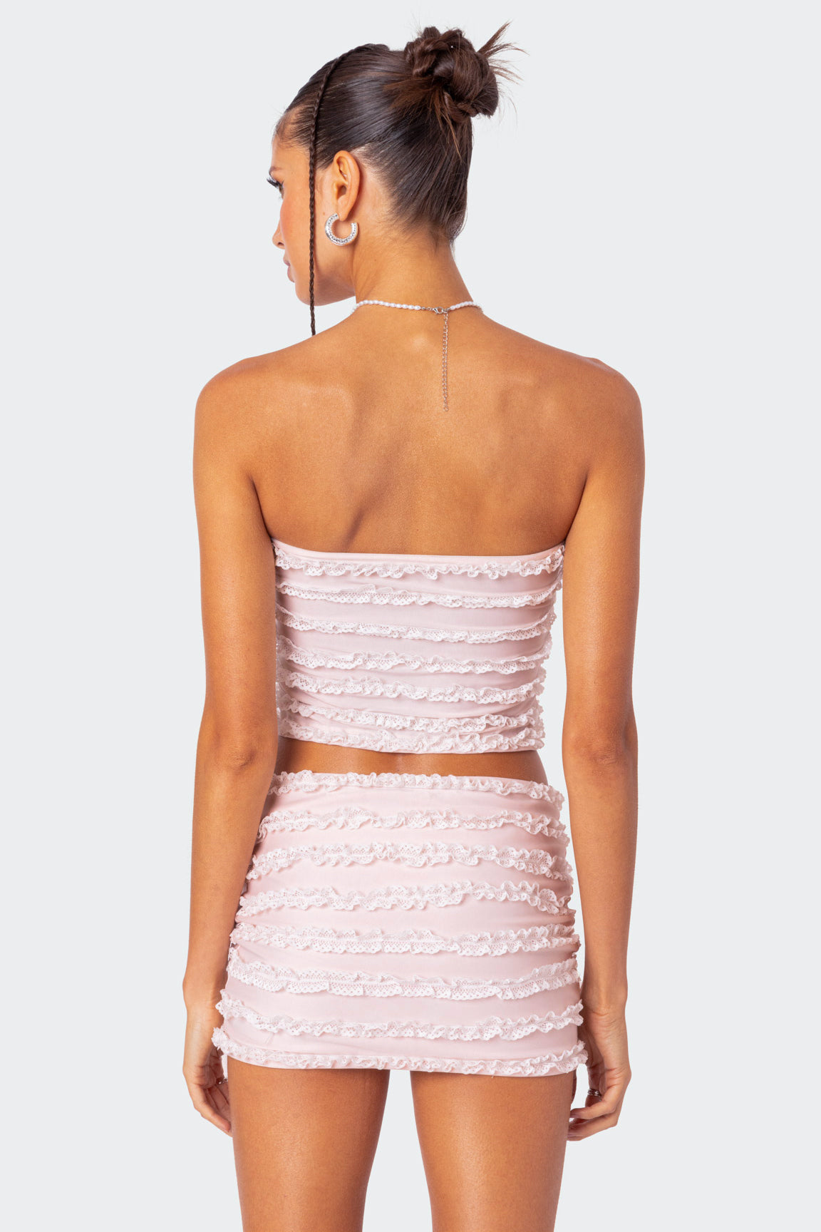 Izzy Ruffled Strapless Top