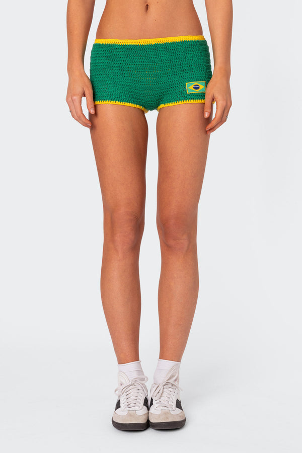 Brasil Crochet Shorts