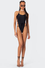 Strappy One Piece Swimsuit