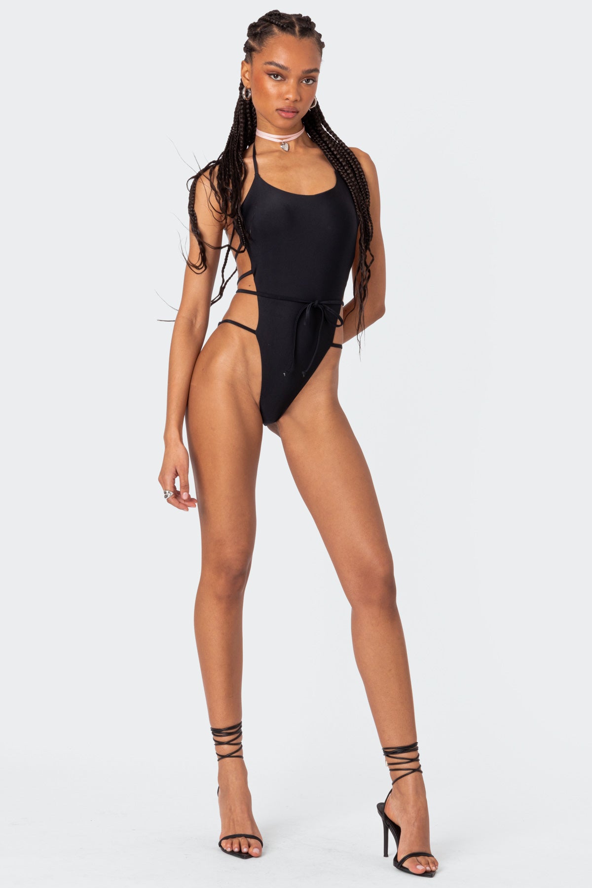 Strappy One Piece Swimsuit