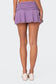 Rebecca Ruched Mesh Mini Skirt