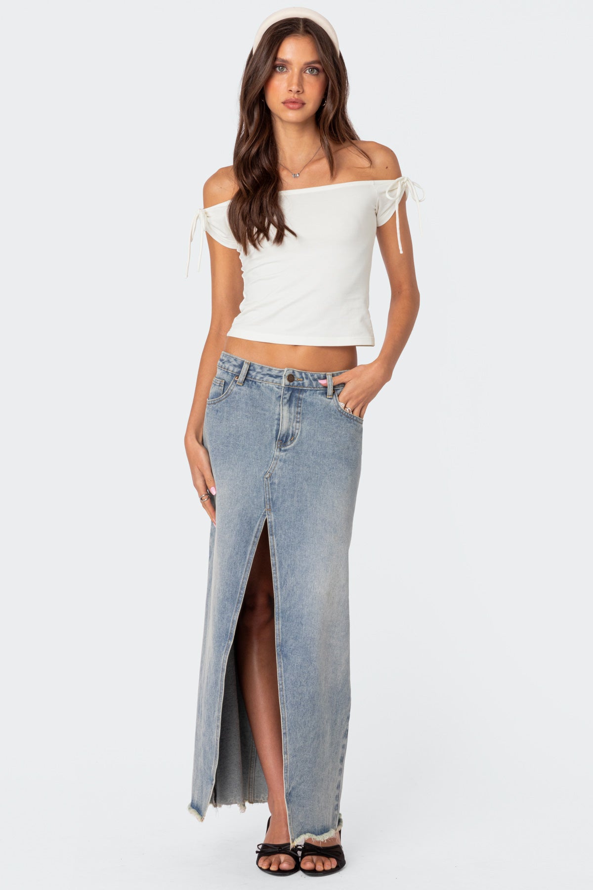 Jess Off Shoulder Top – edikted