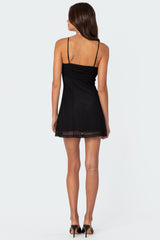 Anette Mesh Mini Dress