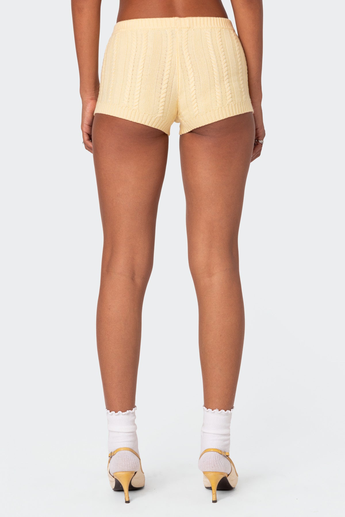 Raegan Cable Knit Shorts