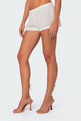 Jael Eyelet Shorts