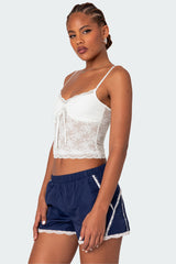 Cami Sheer Lace Tank Top