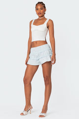 Kalila Tiered Ruffle Shorts