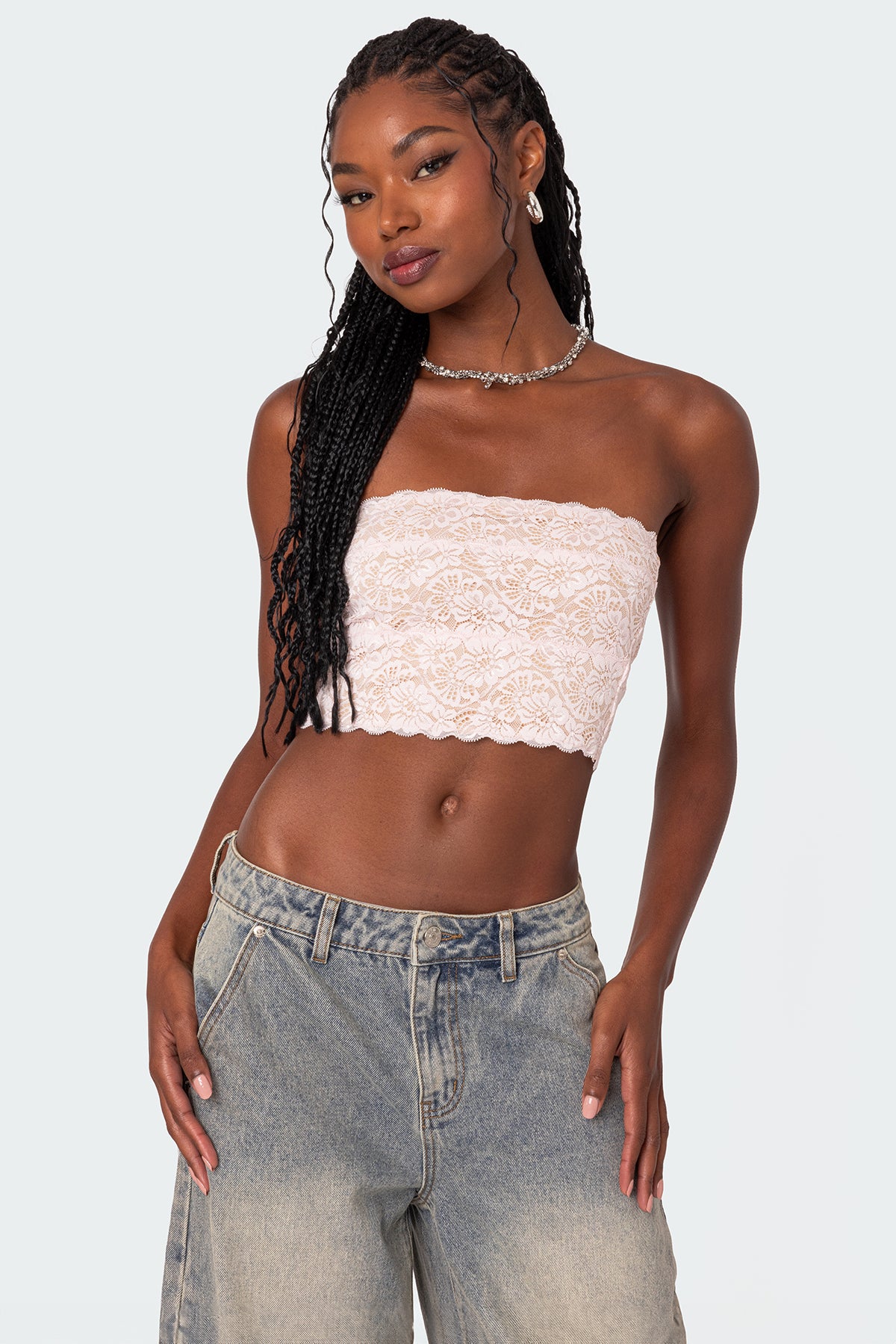 Nadine Lace Tube Top