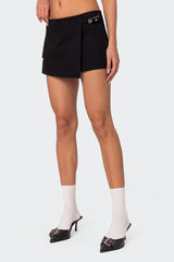 Utility Micro Wrap Skort