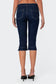 Contrast Stitch Capri Jeans