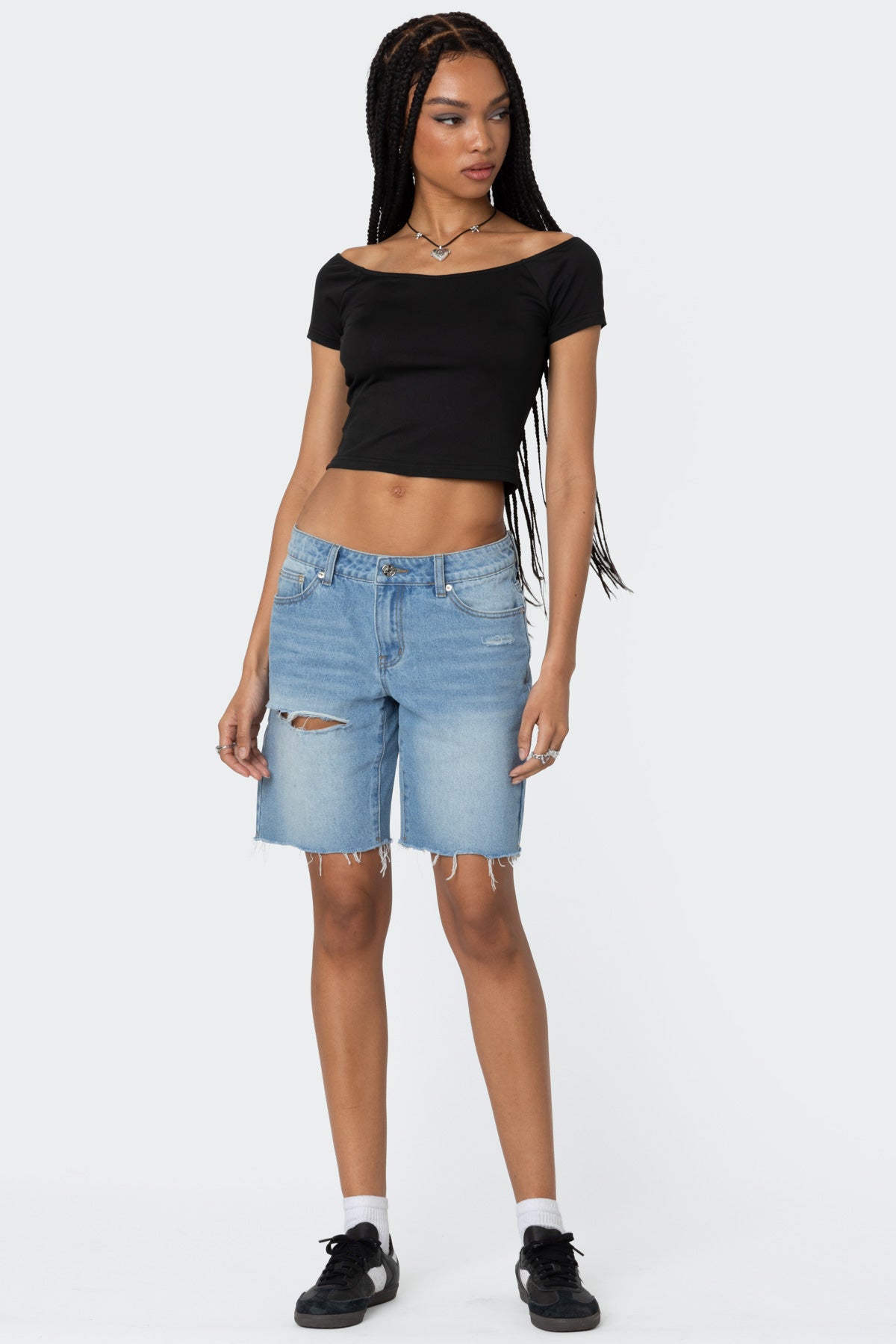 Riptide Denim Bermuda Shorts