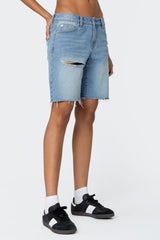 Riptide Denim Bermuda Shorts