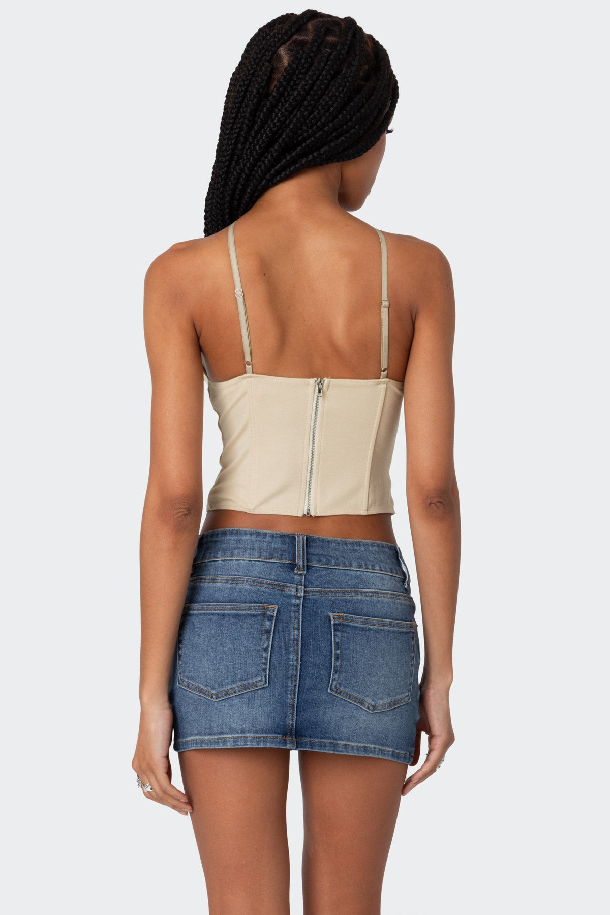 Lou Crossover Beaded Corset