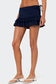 Micaela Ruffled Terry Mini Skirt