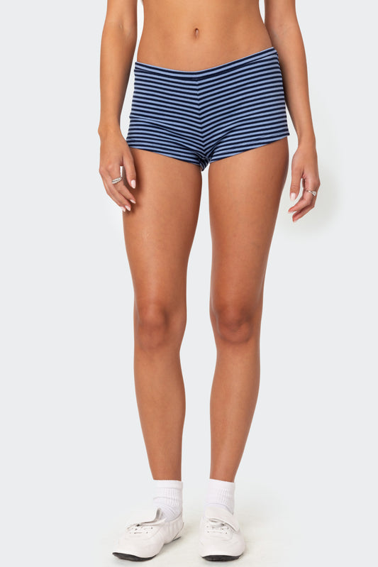 Levia Striped Micro Shorts