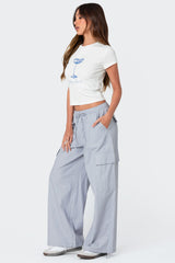 Phoenix Linen Look Cargo Pants