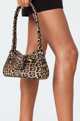 Leopard Printed Shoulder Bag