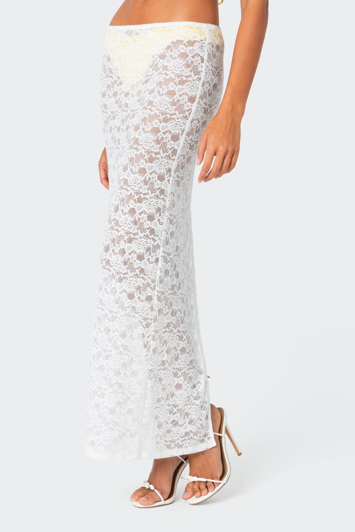 Oceana Sheer Lace Maxi Skirt