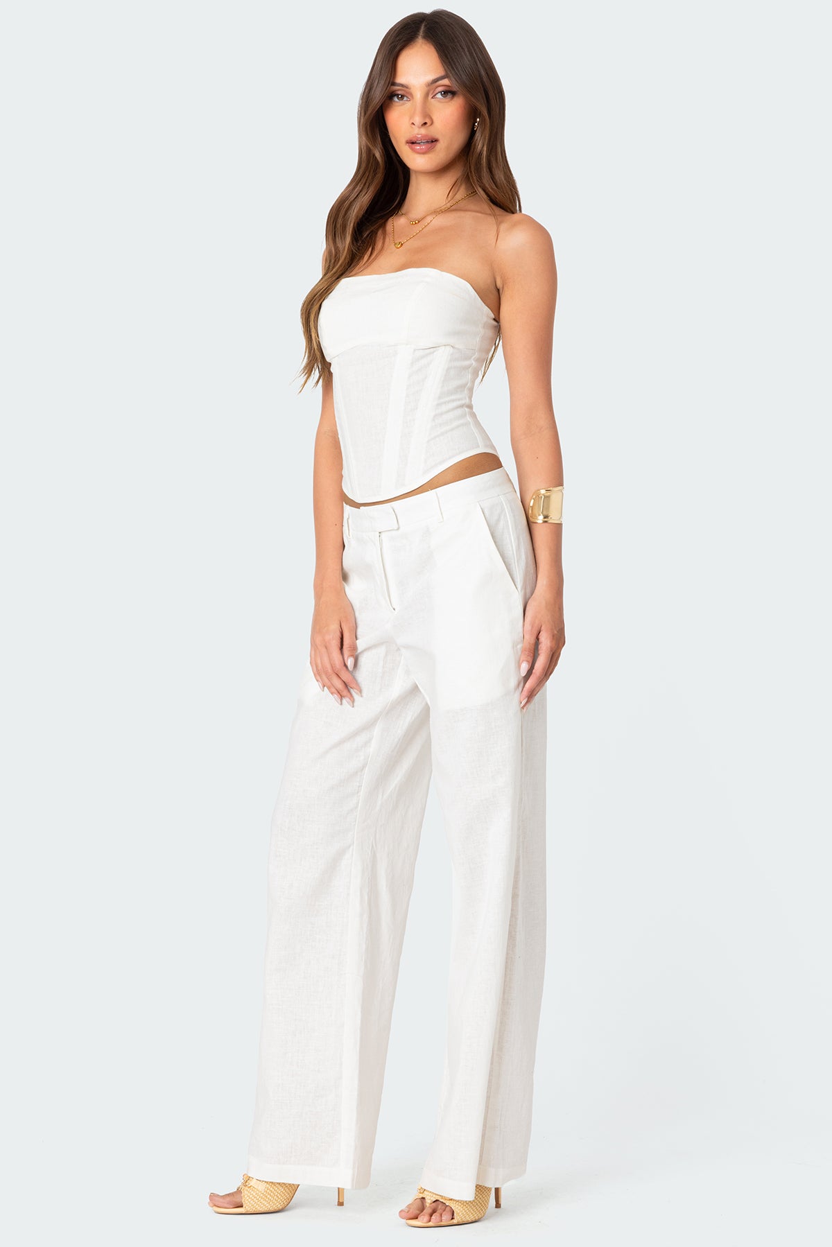 Arya Linen Look Corset