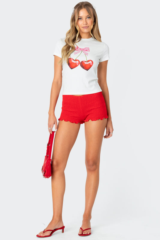 Cherry Heart T Shirt