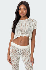 Fable Crochet Crop Top