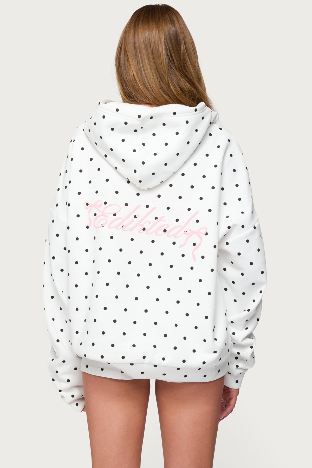 Chelsie Polka Dot Hoodie – edikted