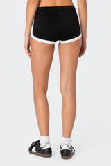 Elana Contrast Micro Shorts