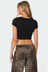 Ricki Cropped T Shirt