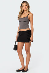 Elin Lace Trim Tank Top