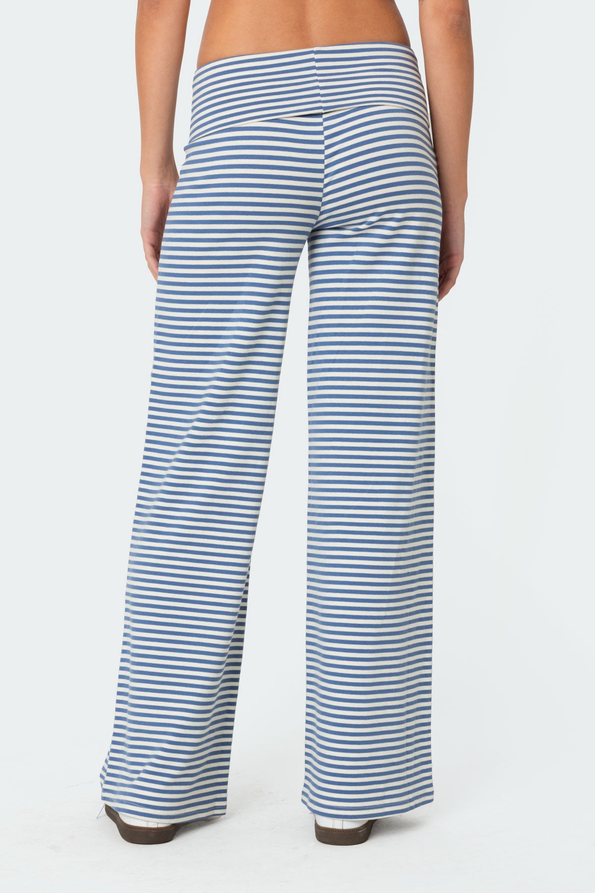 Lilah Striped Fold Over Pants