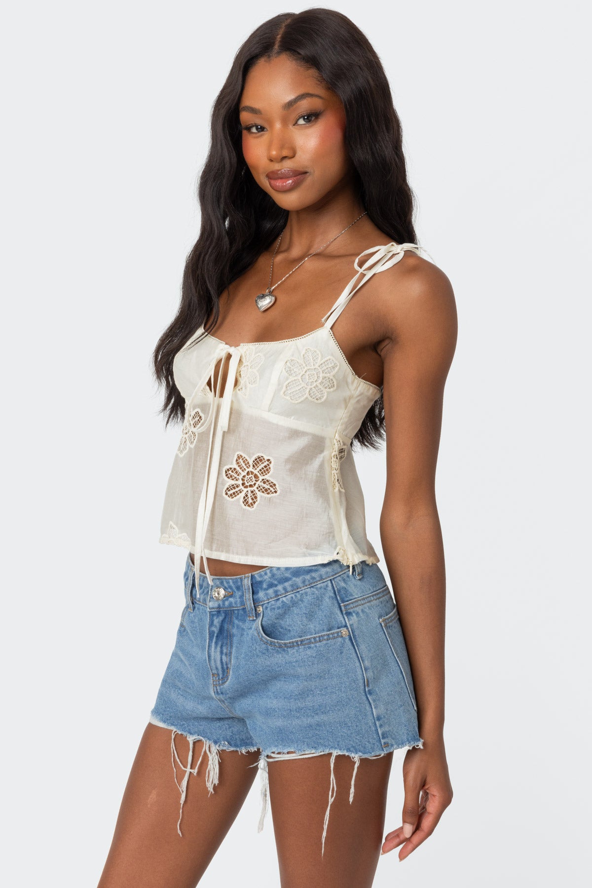 Airy Embroidered Top