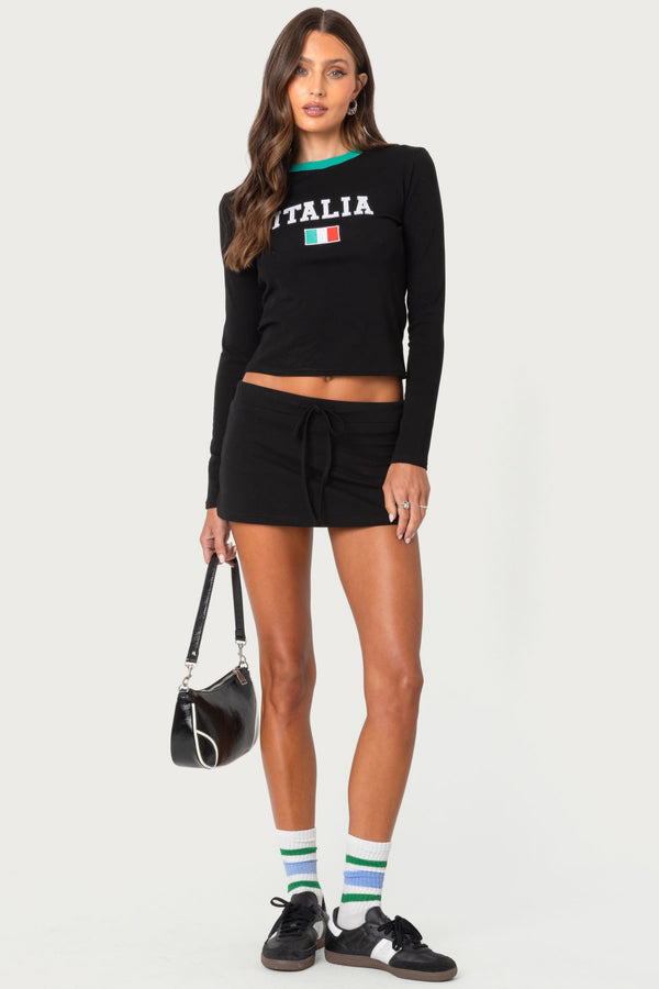 Italy Long Sleeve T Shirt