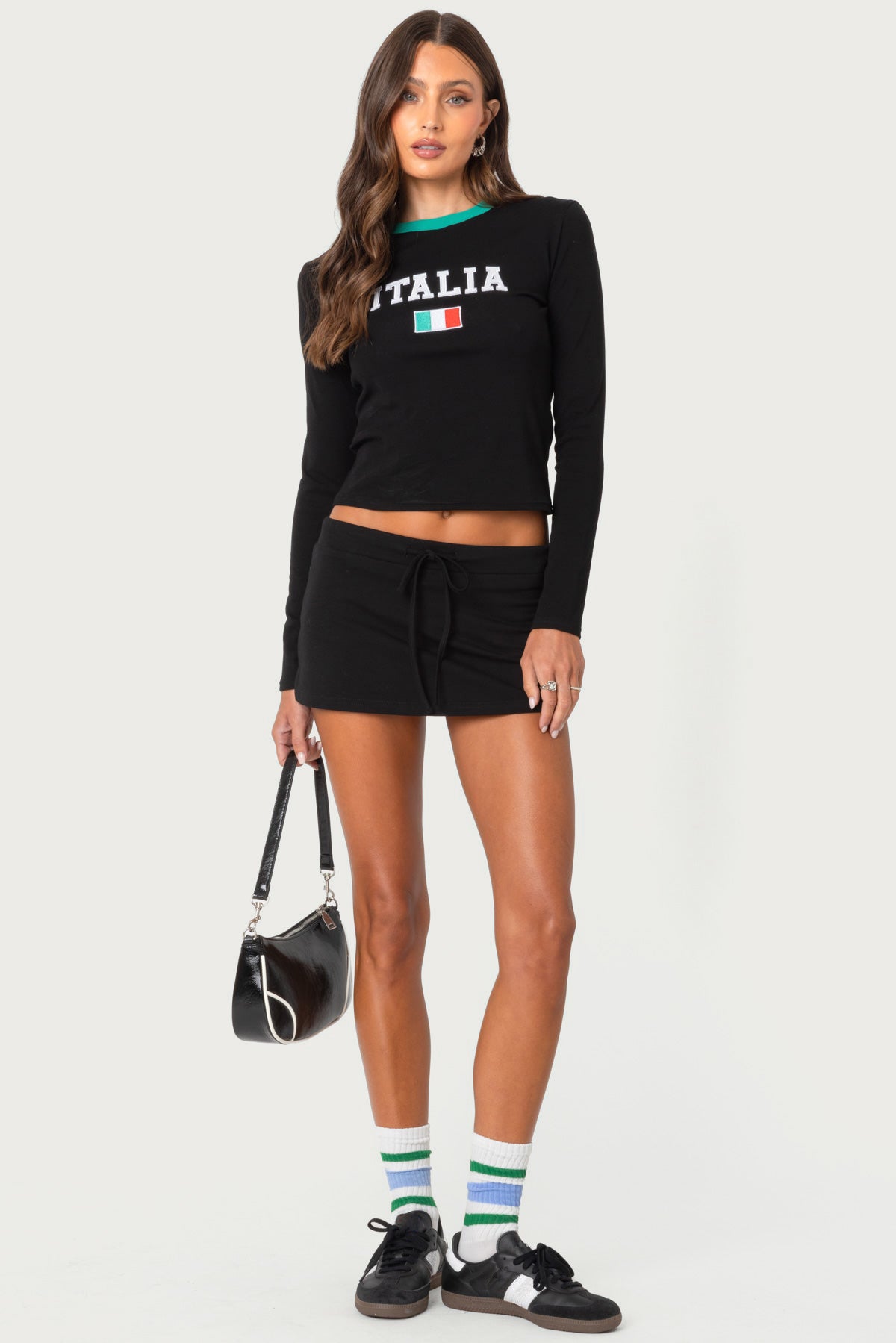 Bayside Slitted Micro Skort