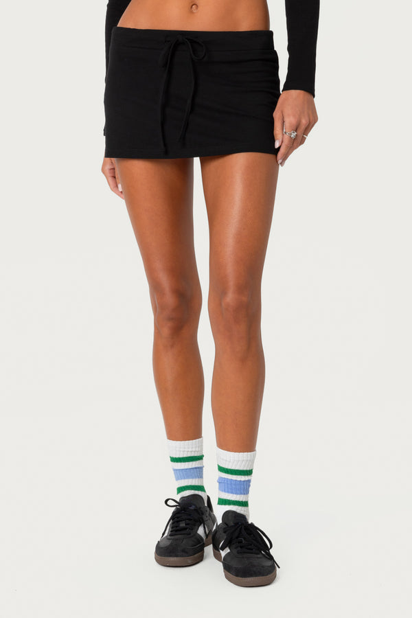 Bayside Slitted Micro Skort
