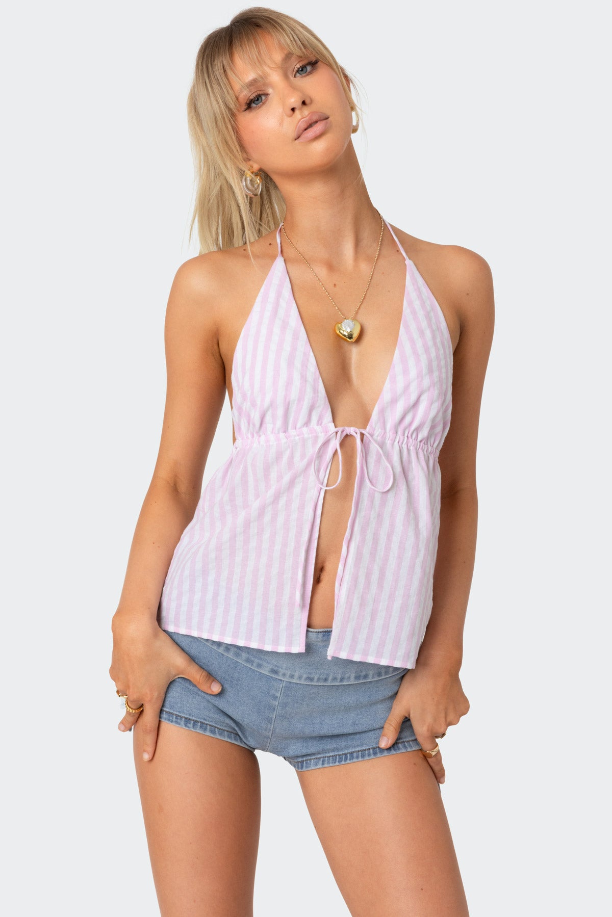 Madelyn Tie Front Top