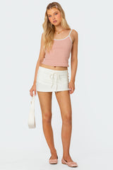 Franky Ribbed Contrast Tank Top