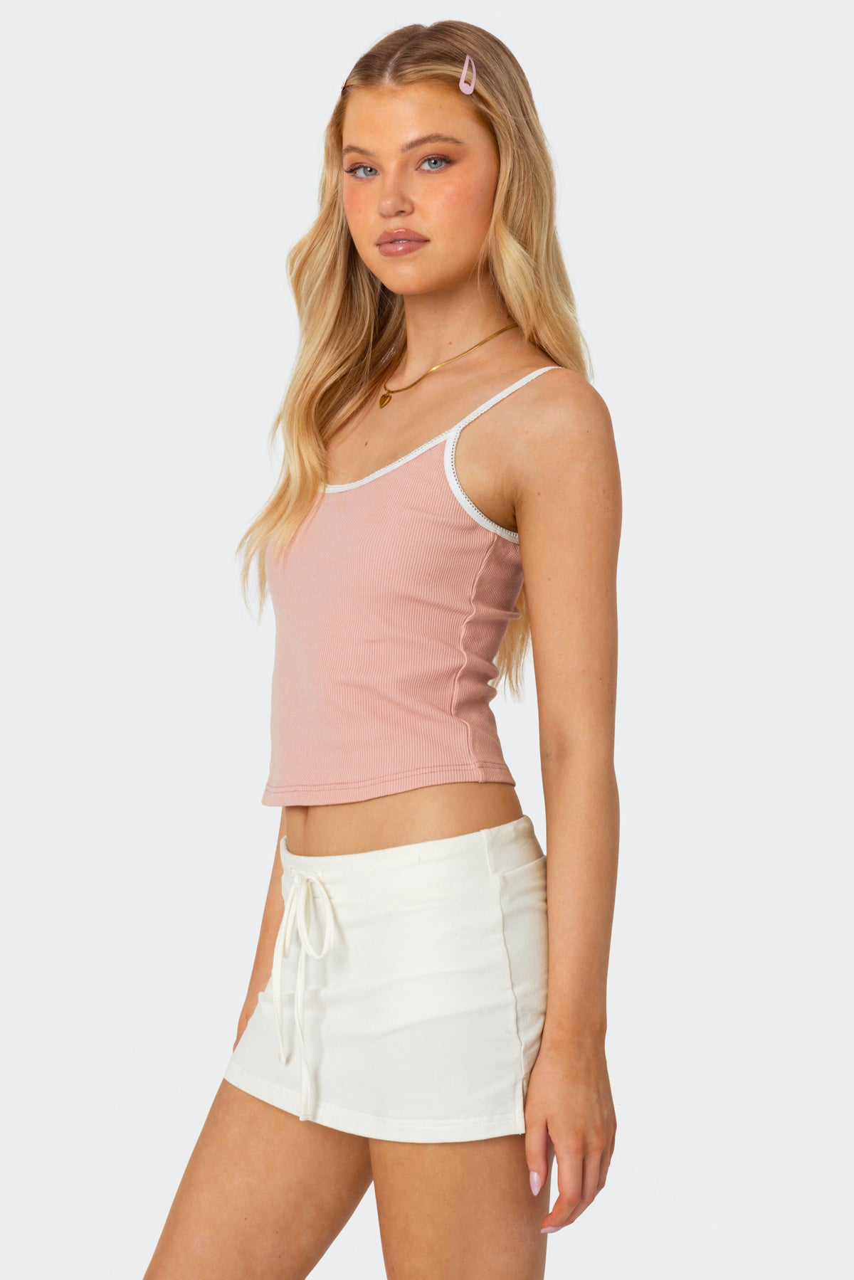 Franky Ribbed Contrast Tank Top