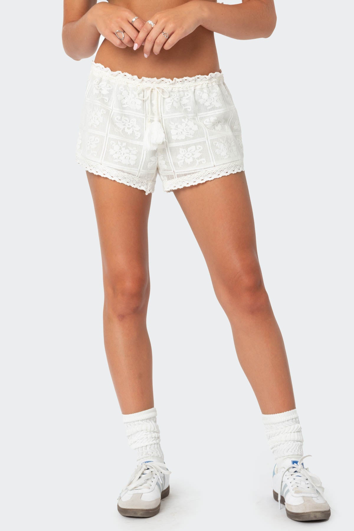 Needlepoint Lacey Shorts