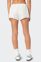 Needlepoint Lacey Shorts