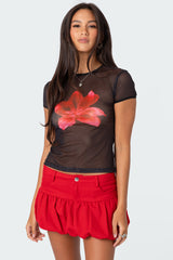 Aloha Sheer Mesh T Shirt