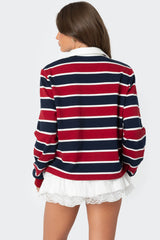 Hanna Striped Collared Shirt