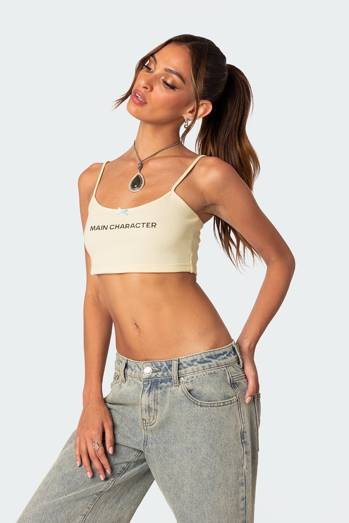 Main Character Cropped Tank Top