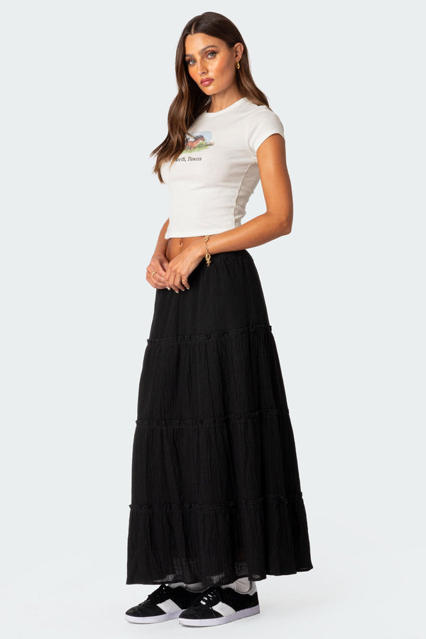 Charlotte Tiered Maxi Skirt