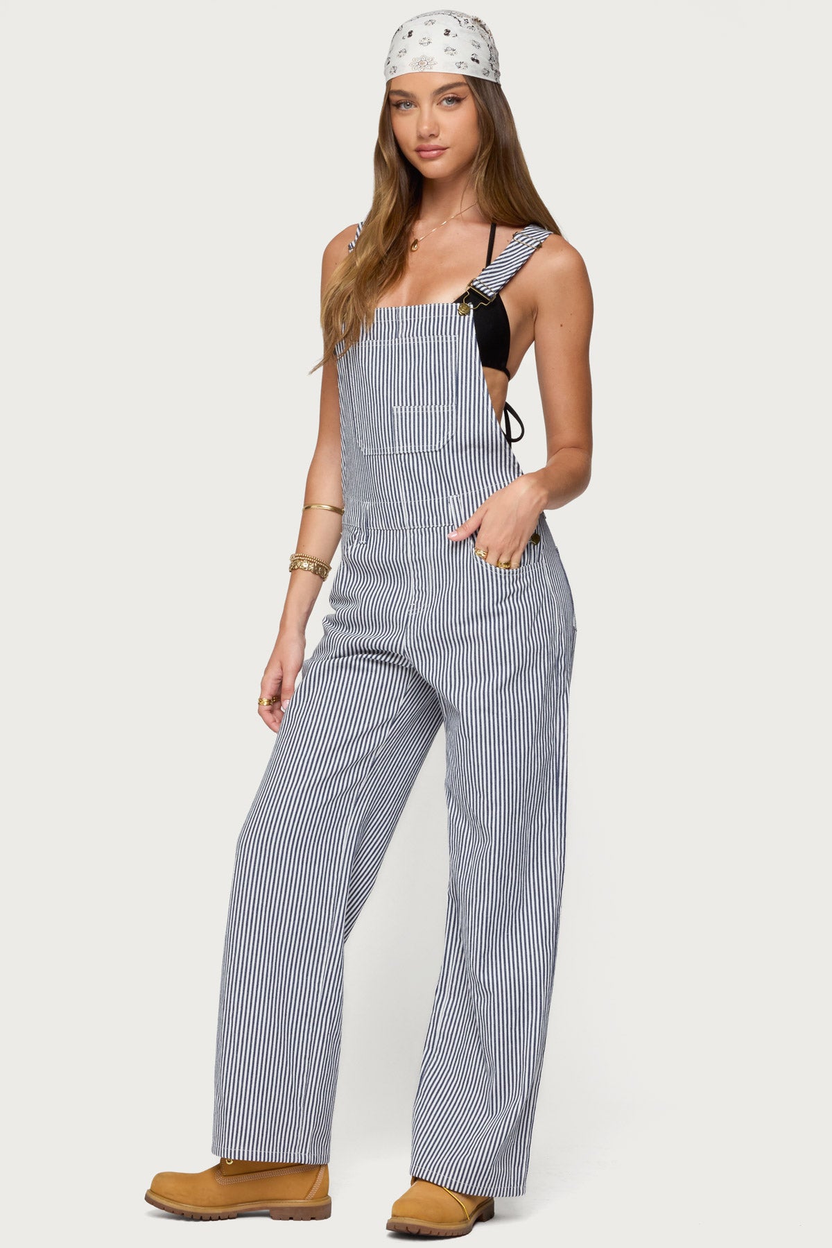 Tamsin Striped Overalls – edikted
