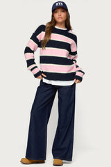 Conrad Striped Knit Sweater
