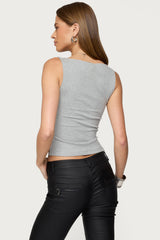 Elliana Side Slit Tank Top