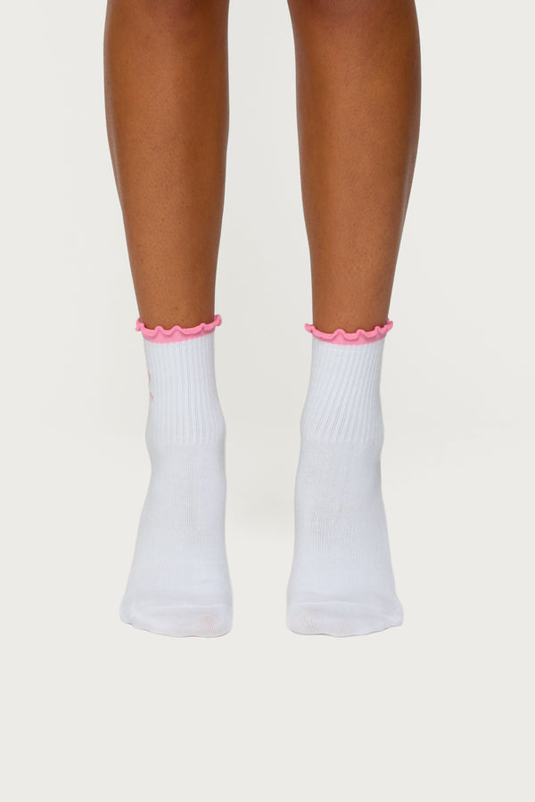 Heart & Bow Pilates Socks