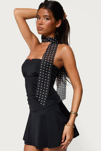 Polka Dot Sheer Scarf